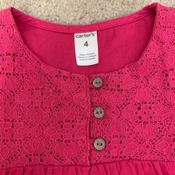 🌞Bundle: Pink Top 4T Girls Disney Elsa & Carter’s - Picture 2 of 4